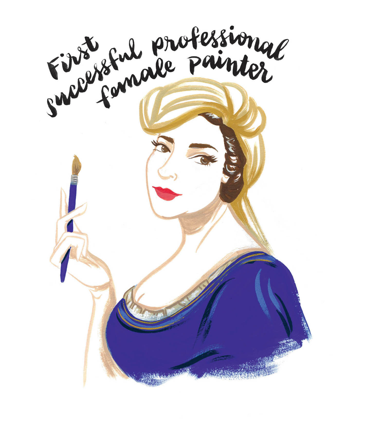 First Successful professional female Painter