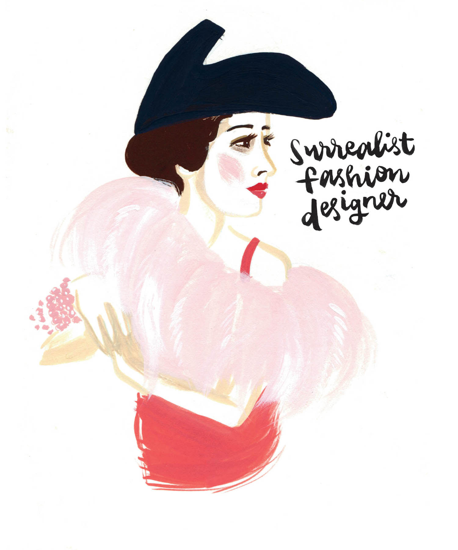 Surrealist fashion designer