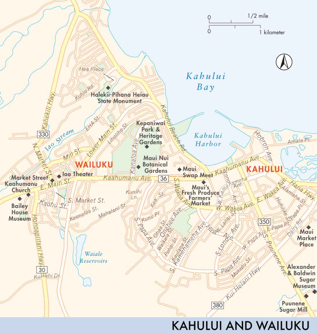 Kahului and Wailuku