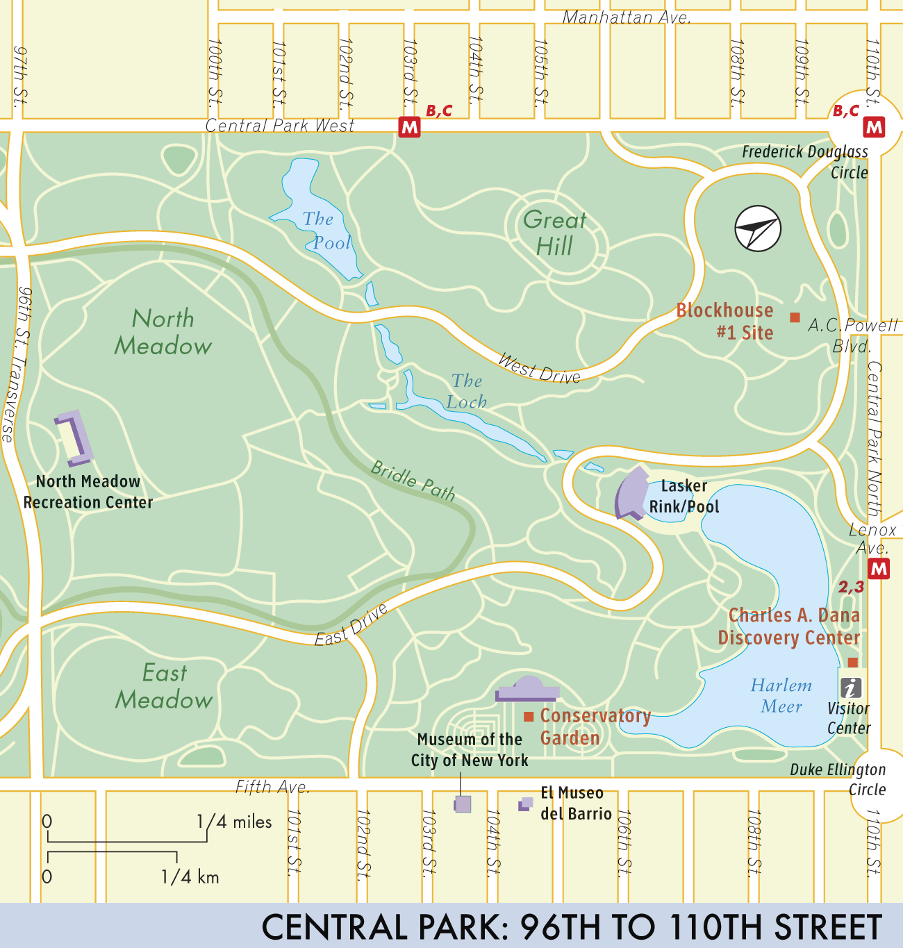 Central Park: 96th to 110th Street
