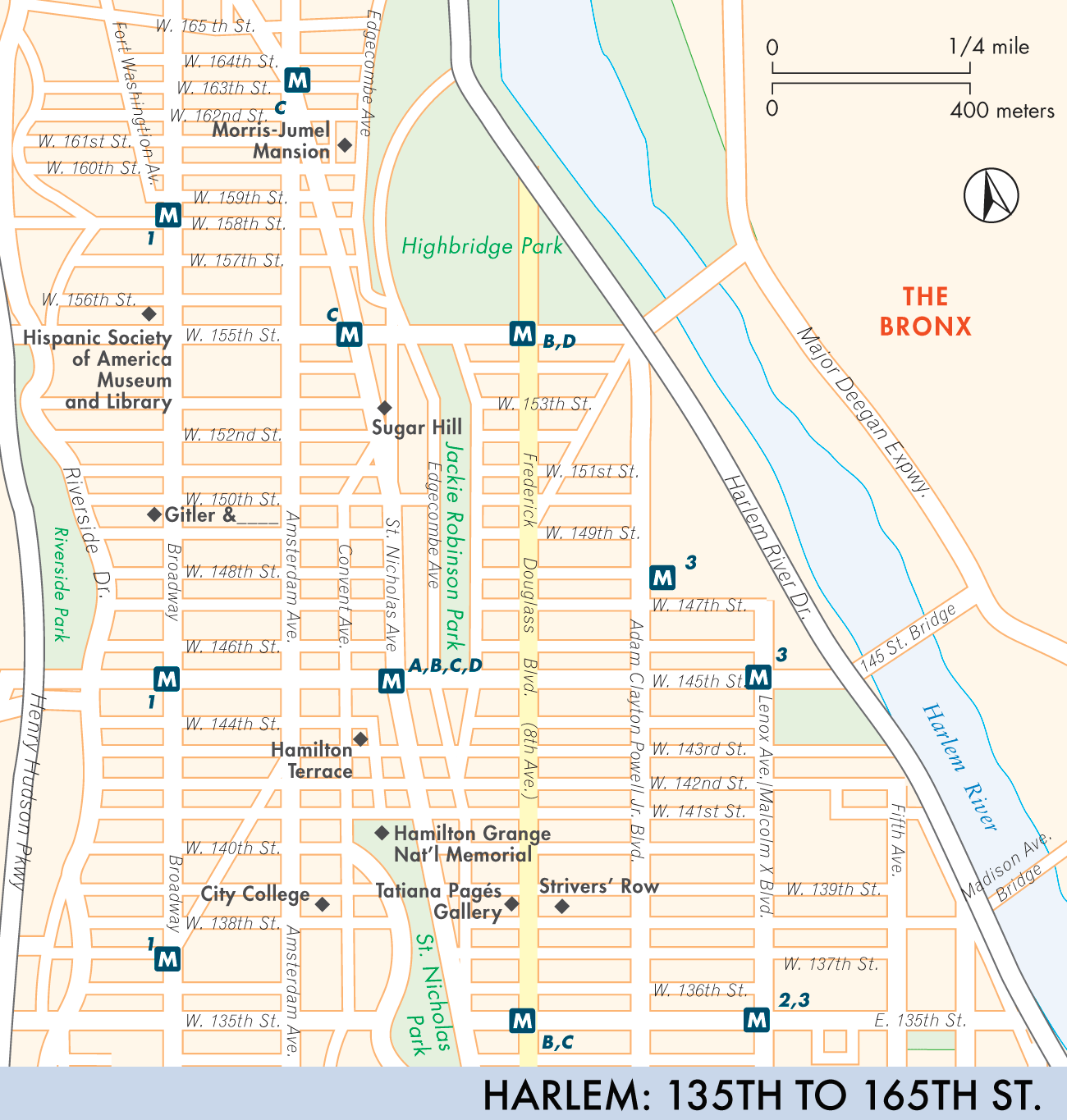 Harlem: 135th St. to 165th St.