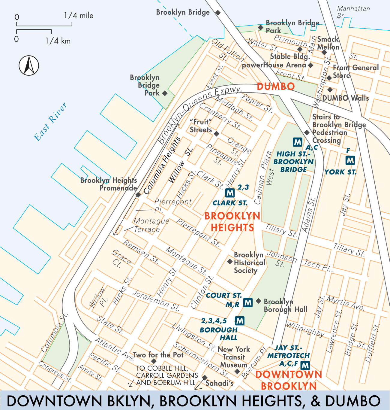 Downtown Brooklyn, Brooklyn Heights and DUMBO