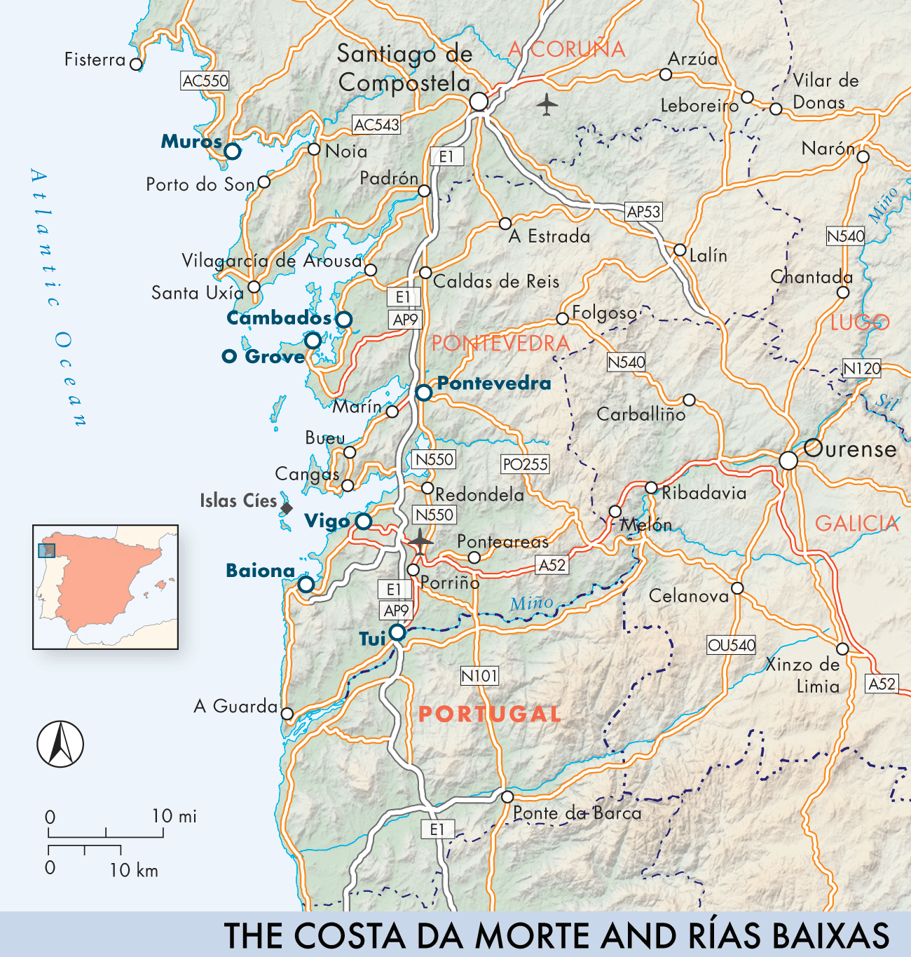 The Costa de Morta and R&iacute;as Baixas